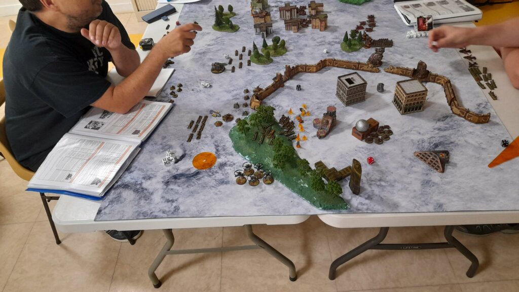 photo table de jeu figurine
